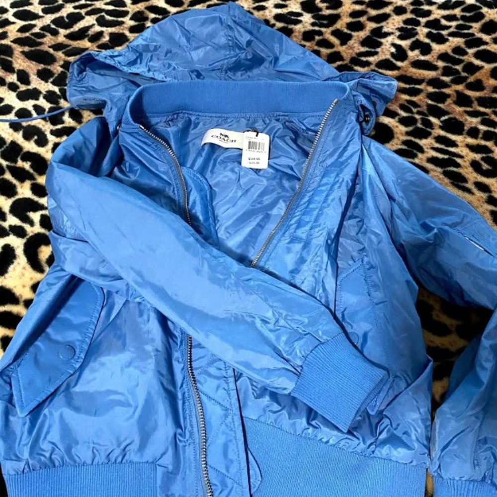 Coach windbreaker raincoat jacket